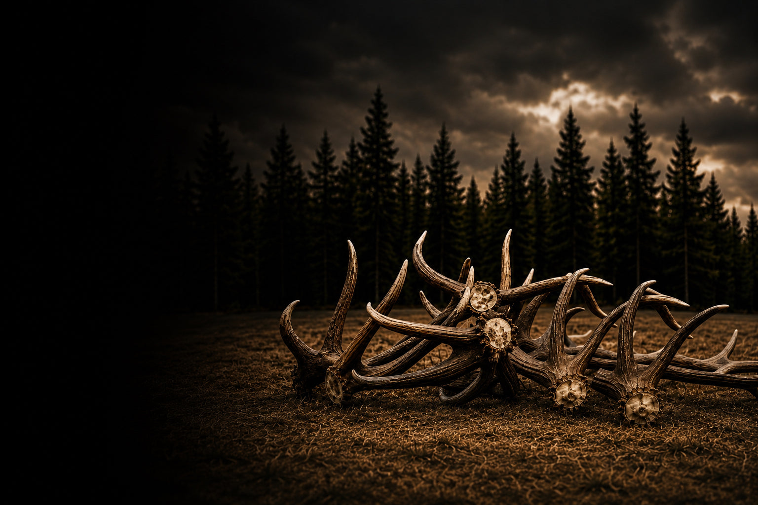Naturally shed antlers