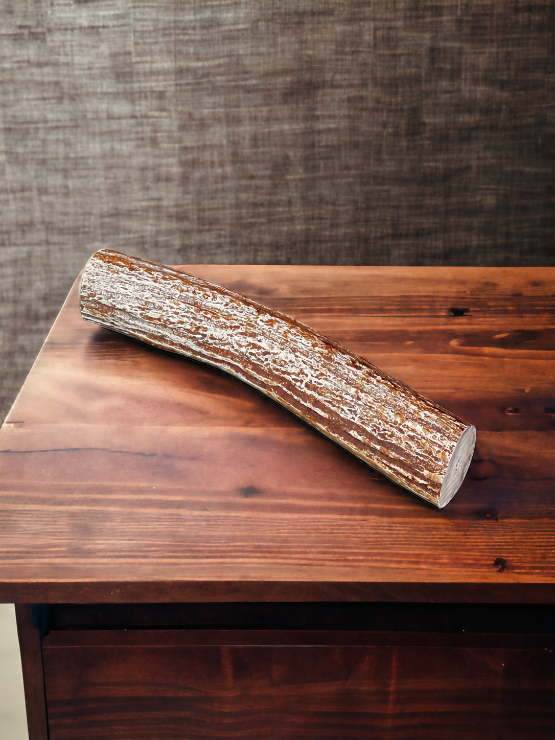 Deer Antler Knife Handle or Pen-Turning Blank, No Burr (Slab) - Choose Size and Color