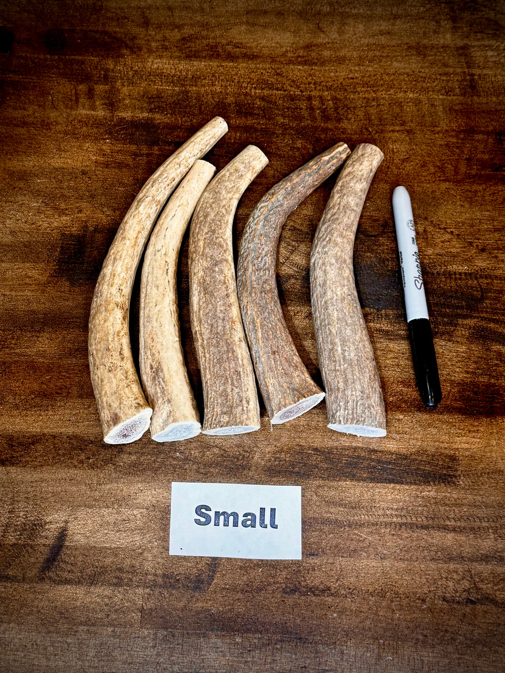 Elk Antler Dog Chew Treats - 1 Pound Groups, Free Shipping