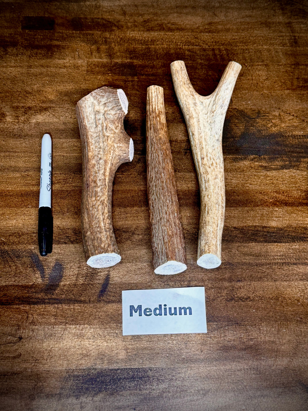 Elk Antler Dog Chew Treats - 1 Pound Groups, Free Shipping