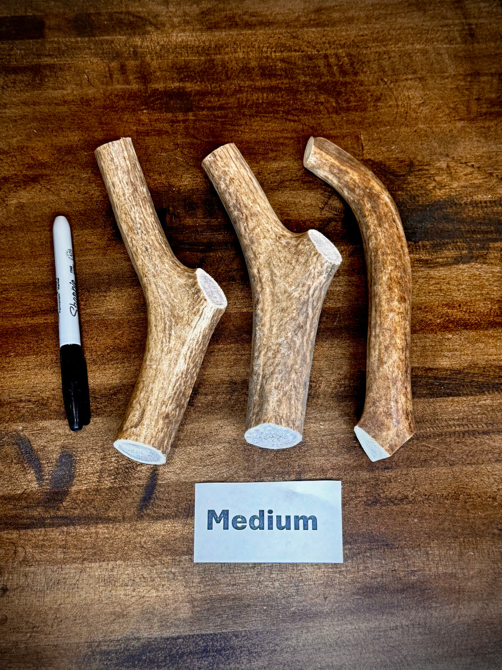 Elk Antler Dog Chew Treats - 1 Pound Groups, Free Shipping