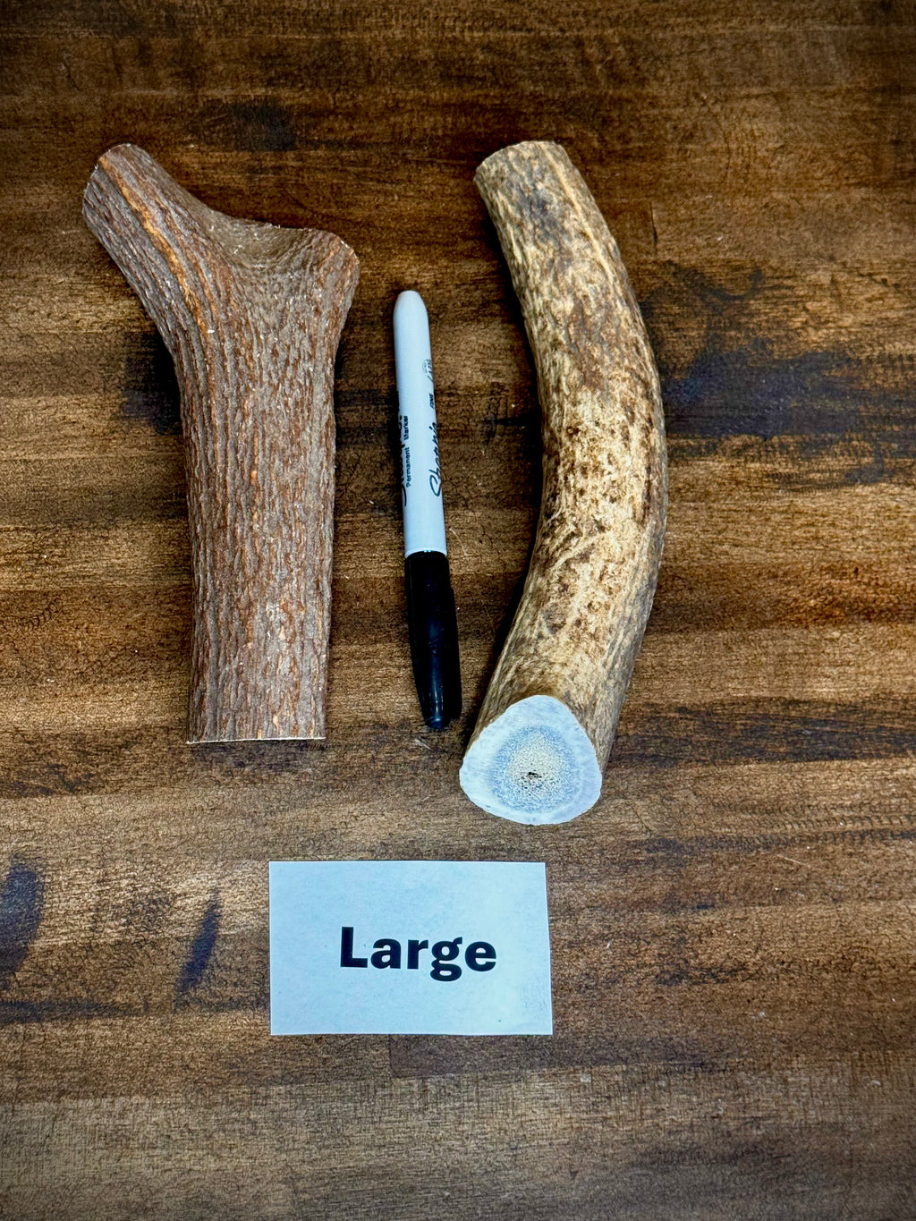 Elk Antler Dog Chew Treats - 1 Pound Groups, Free Shipping