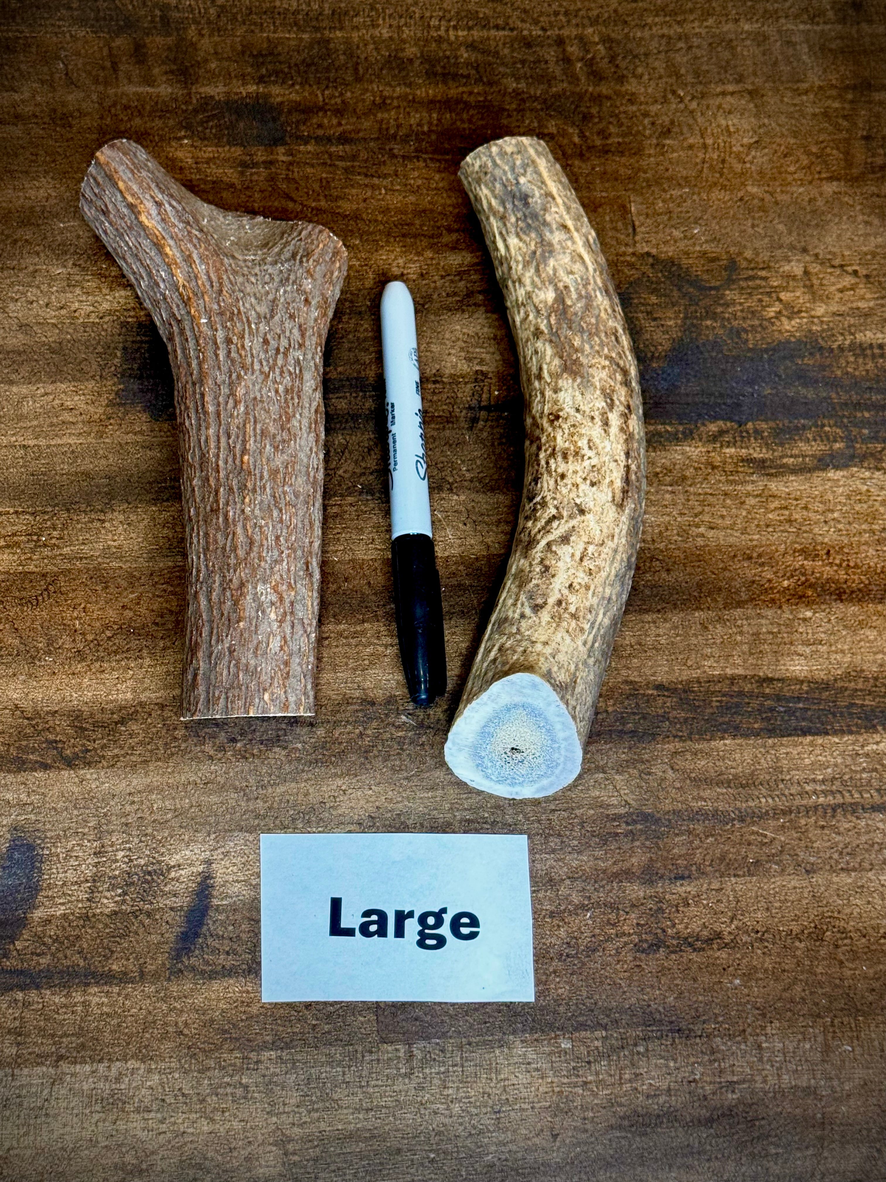 Elk Antler Dog Chew Treats - 1 Pound Groups, Free Shipping