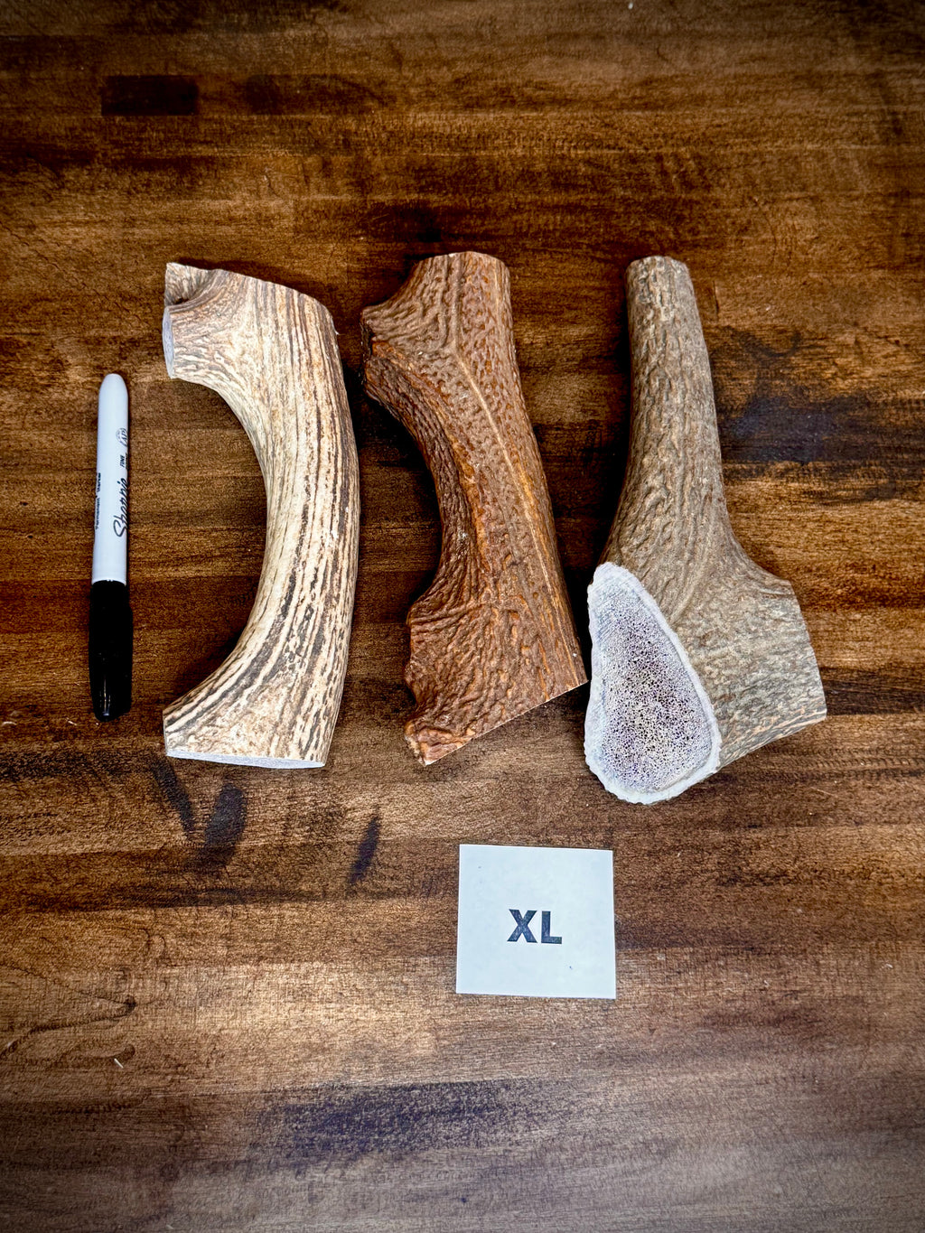 Elk Antler Dog Chew Treats - 1 Pound Groups, Free Shipping