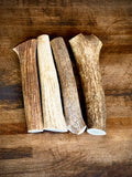 Elk Antler Dog Chew Treats - 1 Pound Groups, Free Shipping