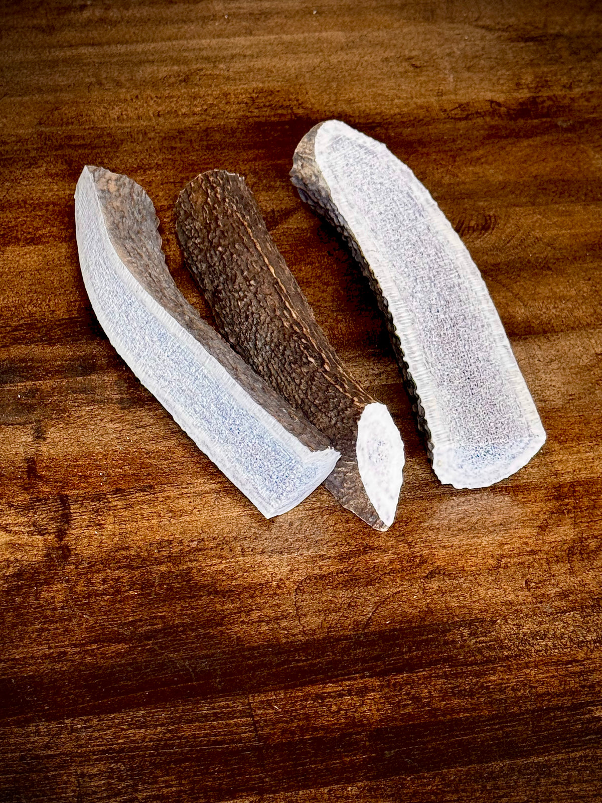 Split Elk Antler Dog Chew Treats - 1 Pound Groups, Choose Size